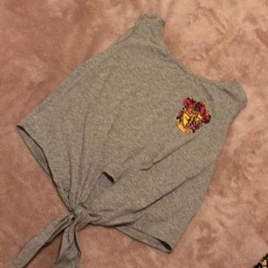Griffindor cropped tank top